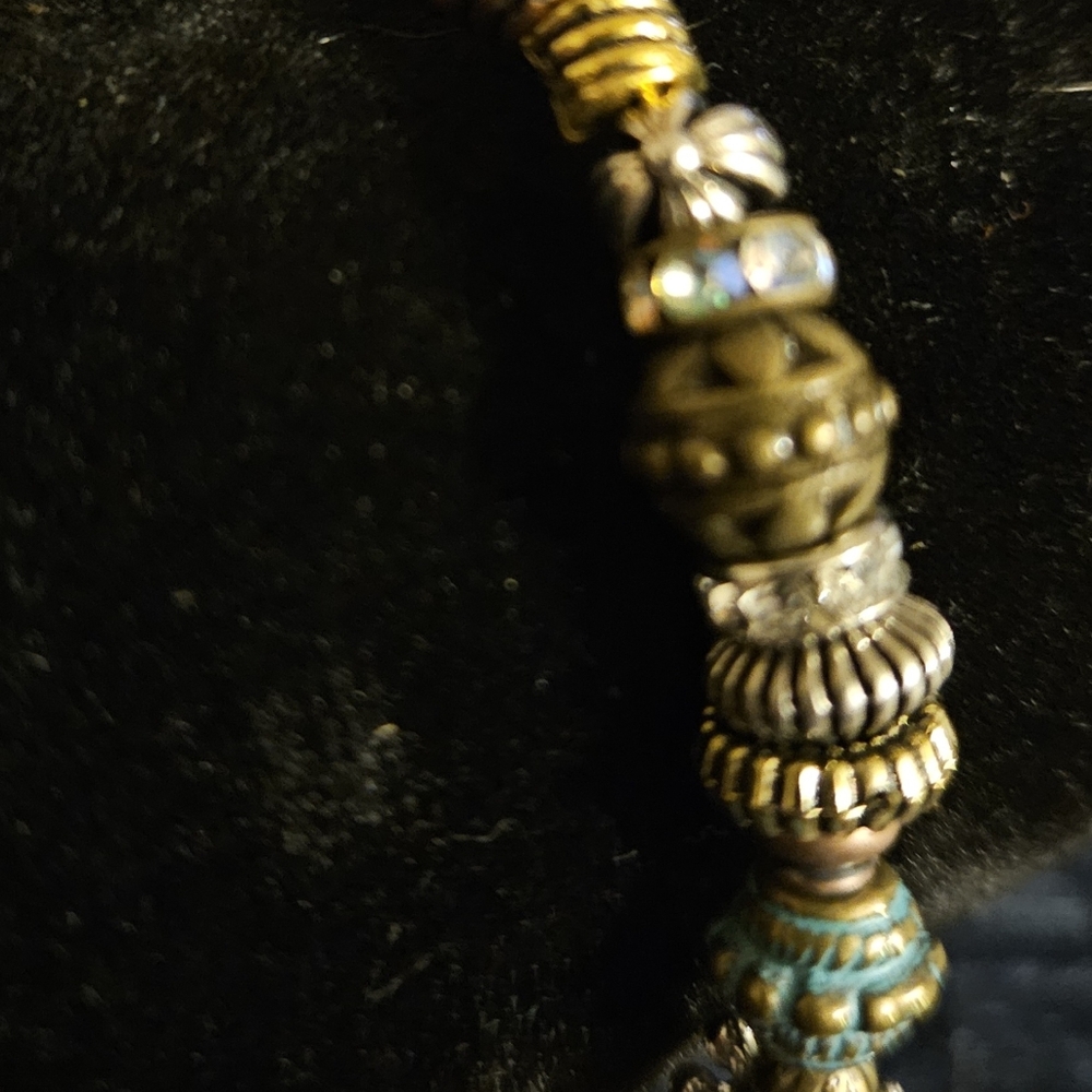 NWOT  Vintage Rustic Metals Ladies stretch Bracelet | Various Metals | Handmade - Picture 4 of 5